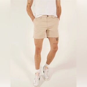Chubbies Originals Khakinator 5.5” khaki shorts, size M